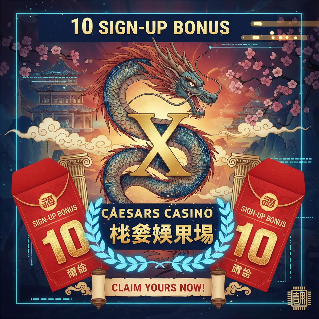 10 sign up bonus - Caesars