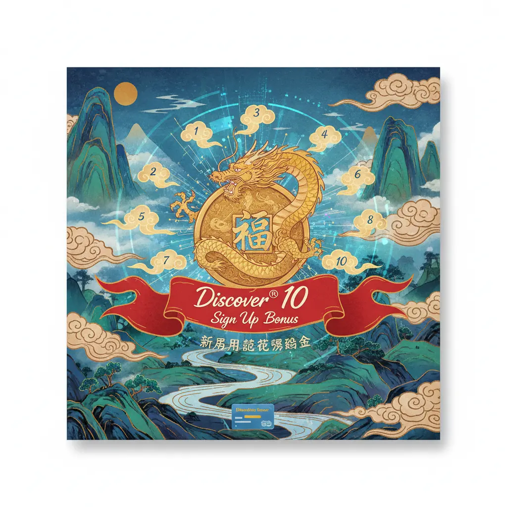 10 sign up bonus - Discover